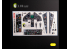 Kelik Decals 3D K32027 Autocollant 3D intérieur F-117A - Type 1 pour kit Trumpeter 1/32
