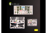 Kelik Decals 3D K32025 Autocollant 3D intérieur Mirage 2000D/N pour kit Kitty Hawk 1/32