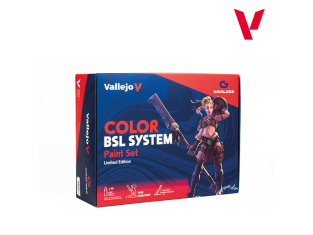 Vallejo Peinture 72183 Coffret de peinture Color BSL System 48 x 18 ml pinceaux et 1 figurine