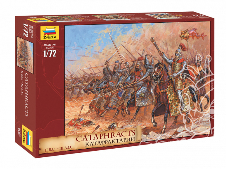 ZVEZDA maquette figurines 8067 Cataphractes 1.72