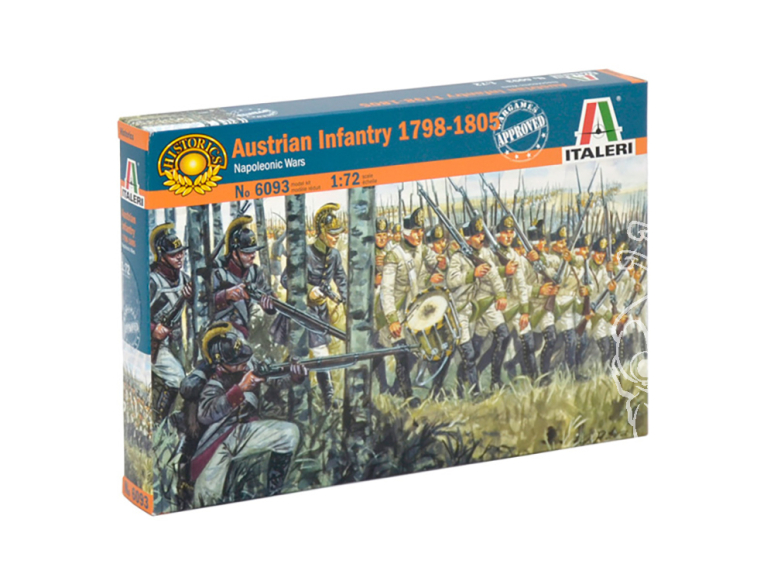 Italeri maquette historique 6093 Infanterie autrichienne 1798 - 1805 1/72