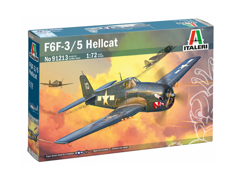 ITALERI maquette avion 91213 F6F-3/5 Hellcat 1/72