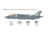 Italeri maquette avion 2836 F-35 A Lightning II 1/48