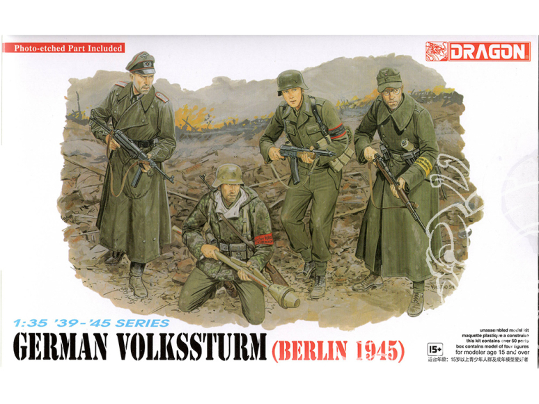 dragon maquette militaire 6020 VOLKSSTURM Allemand Berlin 1945 1/35
