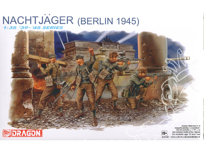 dragon maquette militaire 6089 NachtJager Berlin 1945 1/35