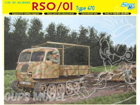 DRAGON maquette militaire 6691 Tracteur Chenillé RSO/1 1/35