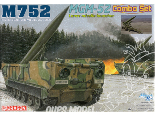 Dragon maquette militaire 3592 Lance-missiles balistiques tactiques M752, Missiles MGM-52 COMBO SET 1/35