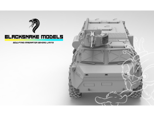Blacksnake Model maquette militaire VAB 12/7 Français 1/35