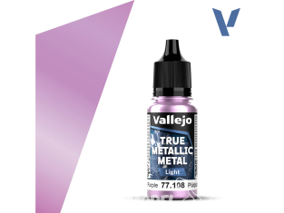 Vallejo Peinture True Metallic Metal 77108 Violet améthyste Light 18ml