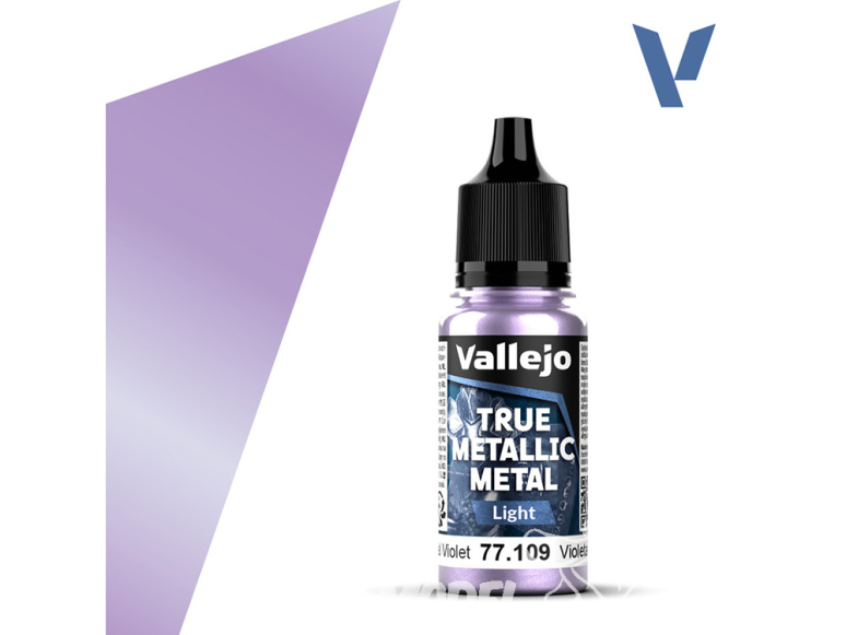 Vallejo Peinture True Metallic Metal 77109 Violet Céleste Light 18ml