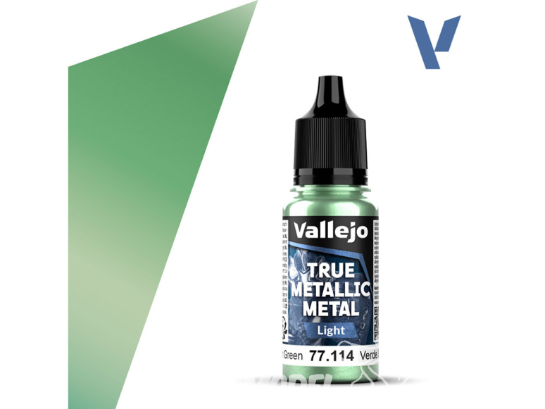 Vallejo Peinture True Metallic Metal 77114 Vert sombre Light 18ml
