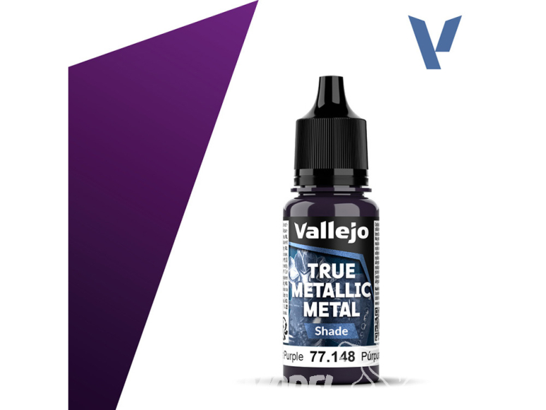 Vallejo Peinture True Metallic Metal 77148 Violet améthyste Shade 18ml