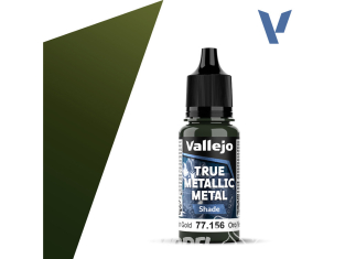 Vallejo Peinture True Metallic Metal 77156 Or vert Shade 18ml