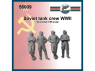 FC MODEL TREND figurine résine 56009 Equipage de char Soviétique WWII 1/56