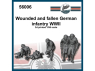 FC MODEL TREND figurine résine 56006 Infanterie Allemande blessée et tombée au combat WWII 1/56