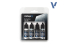 Vallejo Peinture True Metallic Metal 77251 Set peinture Sterling Silver 4x18ml