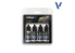 Vallejo Peinture True Metallic Metal 77258 Set peinture Aged Metal 4x18ml