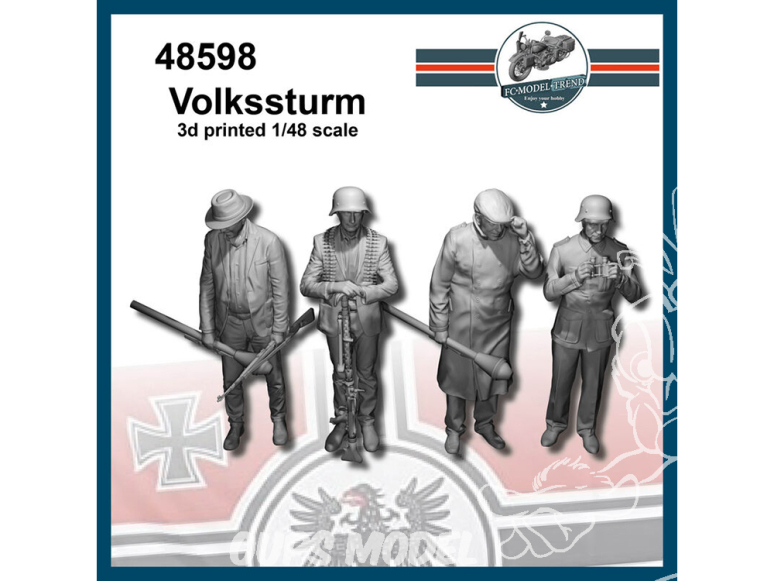 FC MODEL TREND figurine résine 48598 Volkssturm 1/48