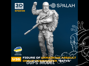 Spalah kit figurine SP22135 Batya, commandant du groupe d'assaut ukrainien 1/35