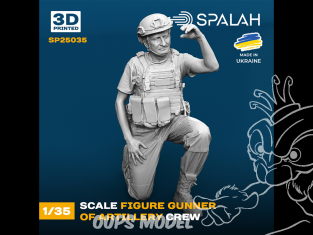 Spalah kit figurine SP25035 Artilleur d'une équipe d'artillerie ukrainien 1/35