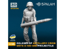 Spalah kit figurine SP24435 Soldat d'une équipe d'artillerie avec un projectile de 100 mm ukrainien 1/35