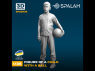 Spalah kit figurine SP22935 Enfant avec un ballon 1/35