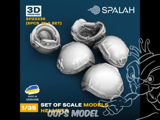 Spalah kit figurine SP23335 Casques 5 pièces 1/35