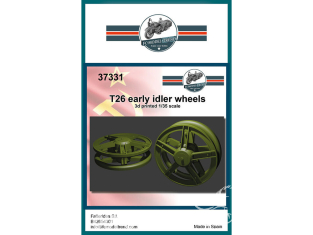 FC MODEL TREND accessoire militaire résine 37331 Roues folles T26 Early 1/35
