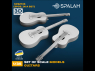 Spalah kit figurine SP22735 Guitares 3 pièces 1/35