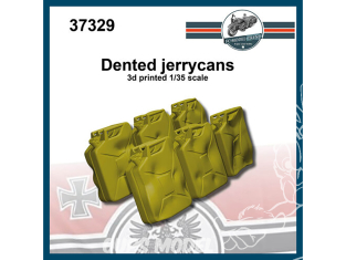 FC MODEL TREND accessoire résine 37329 Jerrycans Allemands cabossés 1/35