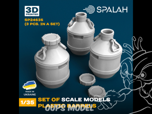 Spalah SP24635 barils en plastique 3 pièces 1/35