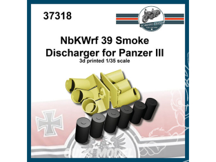 FC MODEL TREND accessoire résine 37318 Déchargeur de grenades fumigènes NbKWrf 39 pour Panzer III 1/35