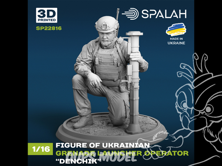 Spalah kit figurine SP22816 Soldat des forces spéciales ukrainiennes Pradjat 1/16