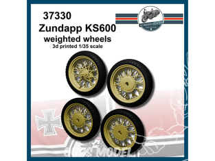 FC MODEL TREND accessoire militaire résine 37330 Roues lestées Zundapp KS600 1/35