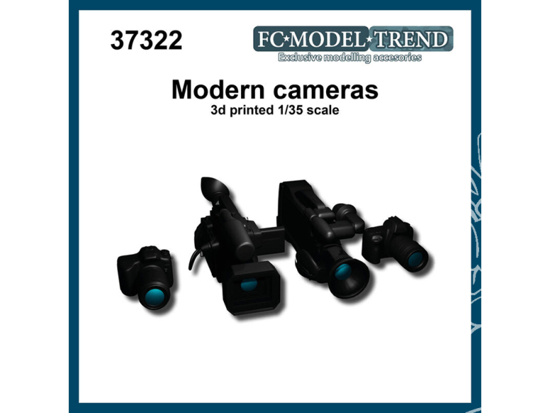 FC MODEL TREND accessoire résine 37322 Caméras modernes 1/35