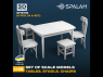 Spalah kit figurine SP18735 Table avec tabourets et chaises 1/35
