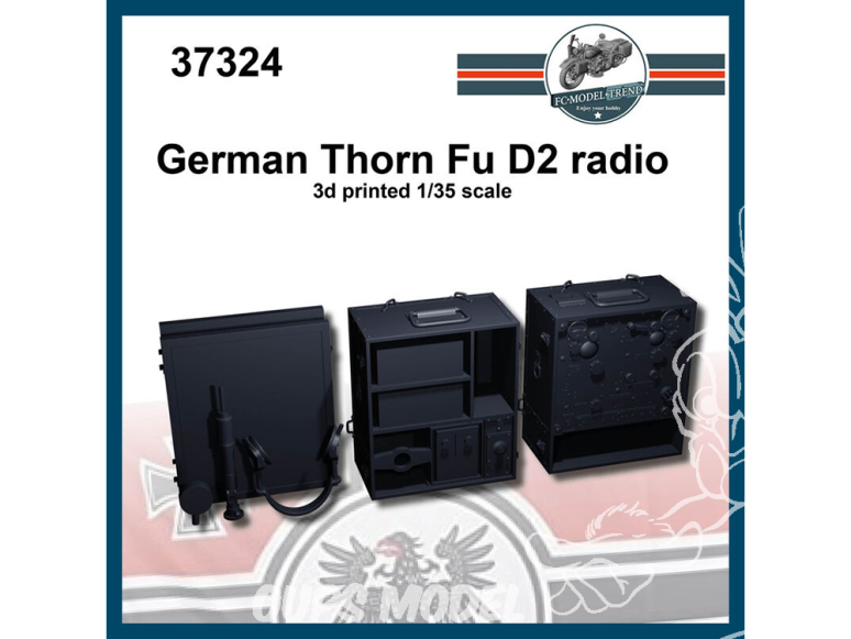 FC MODEL TREND accessoire résine 37326 Radio Allemande Thorn Fu D2 1/35