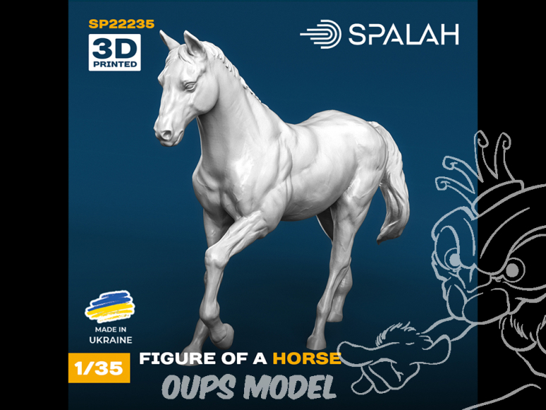 Spalah kit figurine SP22235 Cheval 1/35