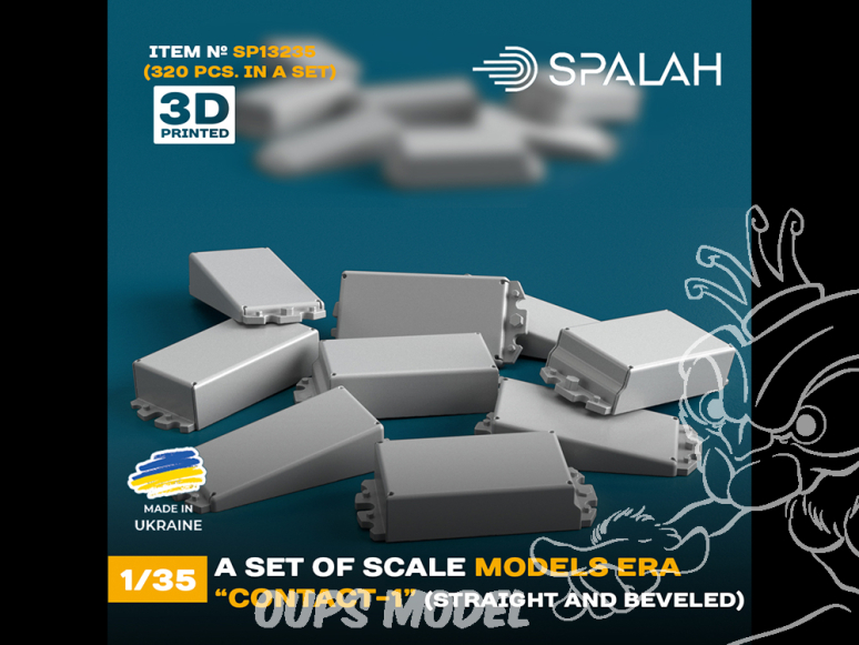 Spalah SP13235 ERA «&nbsp;Contact-1&nbsp;» droit et biseauté 320 pièces 1/35