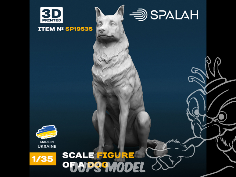 Spalah kit figurine SP19535 Chien 1/35