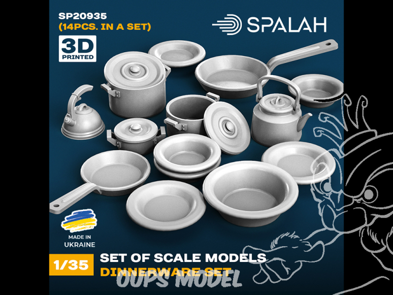 Spalah SP20935 Service de table 14 pièces 1/35