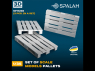 Spalah SP17235 Palettes 3 piéces 1/35