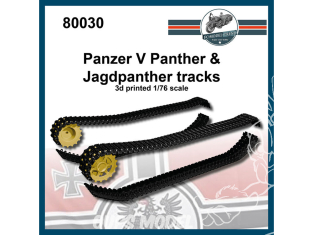 FC MODEL TREND accessoire résine 80030 Chenilles Panzer V Panther & Jagdpanther 1/76