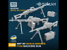 Spalah SP20735 Mitrailleuse PKM 3 pièces 1/35