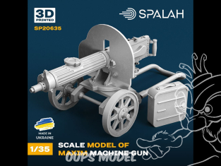 Spalah SP20635 Mitrailleuse Maxim 1/35