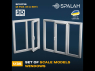 Spalah SP10735 set Fenetre 2 sections et Fenetre 3 sections 1/35