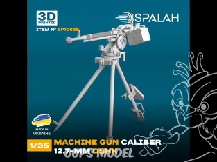 Spalah SP10635 Mitrailleuse de calibre 12,7 mm DShKM 1/35