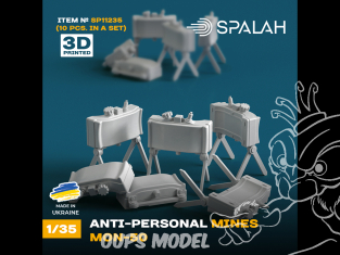 Spalah SP11235 Anti-personnel mines MON-50 10 piéces 1/35
