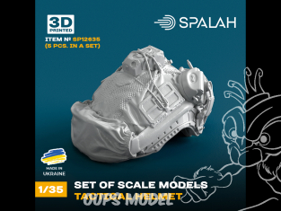 Spalah kit figurine SP12635 Casque tactique 5 pièces 1/35