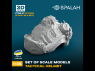 Spalah kit figurine SP12635 Casque tactique 5 pièces 1/35